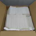 Henoyso 100 Pcs Bubble Mailer 4 Sizes Self Adhesive Waterproof Padded Envelopes Cushioning Seal Bubble Shipping Envelopes for Mailing Packaging Small Business Packing Supplies (White)