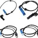 Ensun ABS Wheel Speed Sensor Compatible with 3 E46 325i 330i M3 Z4 E85 Front Rear Left Right # 34526752681 34526752682 34526752683