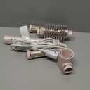 T3 Aire 360 Multi-Styler & Blowout System with Luxe Carrying Case, Rapid Drying Hair Dryer, Ceramic Curling Attachments, Oval Brush & Drying Concentrator | Blowouts & Long-Lasting Curls (Satin Blush/Gold)