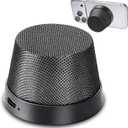 Birthday Gifts for Men Who Have Everything Bluetooth Speakers Phone Stand, Portable Gadgets for Men Gifts Dad Gift Prensent (Black)
