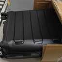 Traveler's Choice Pagosa Hardshell Expandable Luggage with Spinner Wheels, Black, 22-Inch Carry-on