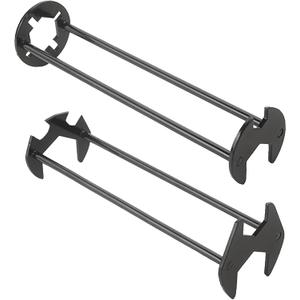Basin Wrench 2 PCS, Faucet Wrench for Sink Faucet Installation Removal Tool, Under Sink Plumbing Wrench for Tight Spaces Kitchen Bathroom