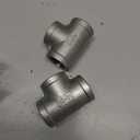 Beduan 3/4" Tee Female NPT T Shaped 3 Way Cast Pipe Fitting - Stainless Steel 304 (Pack of 2)