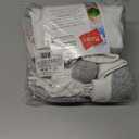 Hanes Small-Shoe Size: 4.5-8.5 Boys, Double Tough Cushioned Crew Socks, 12-Pair Packs, White/Grey Bottom