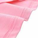 Toddler Girls Summer Outfit Cotton Flutter Sleeve Tank Top and Shorts Cute Clothing Set Size 2T 3 7Y (Pink)