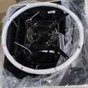 Oxford Baby Uptown Manual Upholstered Glider Recliner Rocking Chair 360 Swivel for Nursery and Living Room  Boucle White