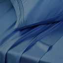 SONORO KATE Bed Sheet Set Super Soft Microfiber 1800 Thread Count Luxury Egyptian Sheets 16-Inch Deep Pocket Wrinkle and Hypoallergenic-4 Piece(Queen, Navy Blue)