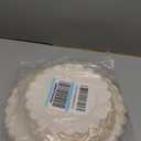 LIYH 60 Pcs Ivory and Gold Scalloped Plastic Plates - Disposable Fancy Combo Plates Includes 30 Dinner Plate 10.25" and 30 Dessert Plate 7.5" Plastic Heavy Weight Party Tableware Dishes