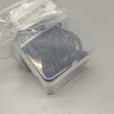 Hotop 60 Pieces 1.26 Inch Metal Drapery Curtain Rings Curtain Hanging Rings and 60 Pieces Metal Drapery Pin Hooks for Drapes Window Door Shower (Black)