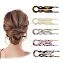 5Pcs Prestige French Hair Pins, U-Shaped French Hair Pins for Women, Decorative Hair Clips, New Hair Accessories, Hair Hold Clips for Fine, Thick & Long Hair (B)