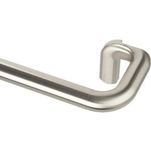 Umbra Twilight Curtain Rod Set Wrap Around Design Ideal for Blackout or Room Darkening Panels, 48 to 88 Inches, Nickel