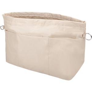 Organizer Insert Bag Tote Handbags Pocketbook Inserts Organizers Zipper 11 Pockets Beige S