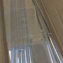 2 Pack 32'' Tall 8'' Dia. Centerpiece Wedding Decoration Modern Tall Vase Elegant Crystal Acrylic Flower Stand Tabletop Display Rack Floral Backdrop Clear Column Pillar Square Props