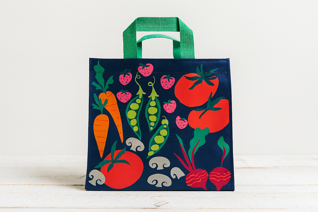 Reusable Bag Spring Summer Veggies, 2PCS
