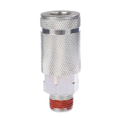 WYNNsky ARO Air Coupler, 3/8 Inch Body Size, 3/8 Inch NPT Male Threads Size, Steel Air Compressor Hose Fitting