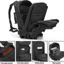 QT&QY 45L Military Tactical Backpacks Molle Army Assault Pack 3 Day Bug Out Bag Hiking Treeking Rucksack
