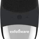 2 x 3-in-1 Electric Facial Cleansing Brush - Silicone Face Scrubber & Massager, IPX7 Waterproof, USB Rechargeable, Deep Cleansing, Blackhead Removal, Exfoliating Skincare Tool (Black)