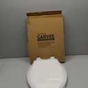 Elongated Toilet Seat Soft-Closing | Universal Fit for Standard Toilets | Thickened Durable PP Plastic with Quick Installation Hinge | Easy-Clean Surface (White)