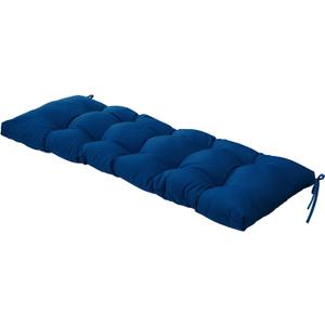 QILLOWAY Indoor/Outdoor Bench Cushion,51-Inches (Royal Blue)