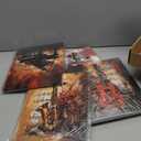 NIIORE Vintage Music Themed Wall Art Canvas, Guitar, Piano, Saxophone, Violin Prints for Bedroom Home Decor, Set of 4 - (8x10 Inch, Unframed)