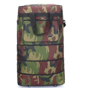 Rolling Duffle Bag with Wheels Foldie Travel Bag Expandable Foldable Rolling Tote Bags Overnight with Detachable Wheels Carry On Luggage for Men Women