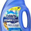 Dawn Platinum Plus PowerSuds Liquid Dish Soap, 51.5 oz. Refill