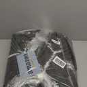 Area Rug for Living Room Bedroom, 5X7 Feet Soft Shaggy Rug, Plush Fluffy Rugs, Modern Moroccan Geometric Carpets, Anti-Skid Durable Carpet for Kids Dorm Nursery, Dark Grey and White