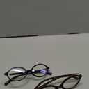 Retro Oval Blue Light Glasses for Women Fashion Computer Glasses Bluelight Blocking Eyewear Vintage Frame (Black&Tortoise)