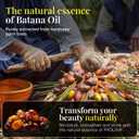 Batana Oil with Organic Rosemary & Biotin  Hair, Eyebrow & Eyelash Growth Serum  Nourishing Oil for Thicker, Fuller-Looking Hair, Brows & Lashes  Strengthens Roots & Conditions Dry Ends