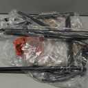 LASZOLA 2 Tier Black Plant Stand Indoor for Large Tall Heavy Duty Flower Planter, Metal Vertical Multi Level Rack for Narrow Floor Corner, Sturdy Round Holder Organizer, Modern, Mid Century, Farmhouse