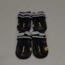 QUMY Dog Shoes for Large Dogs, Medium Dog Boots & Paw Protectors for Winter Snowy Day, Summer Hot Pavement, Water-Resistant in Rainy Weather, Outdoor Walking, Indoor Hardfloors Skid-Resistant Sole (Size 5: 2.4''x2.8''(W*L) (Pack of 4))