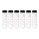 PATIKIL 50ml Centrifuge Tubes, 6 Pcs Glass Graduated Centrifuge Vials with Screw Cap Conical Bottom Test Tube Storage Container for Sample Laboratory Liquid