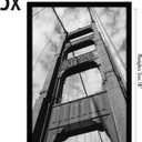 Americanflat 12x18 Poster Frame with Polished Plexiglass - Set of 5 - Galleria Collection - Picture Frames for Wall Display - Black