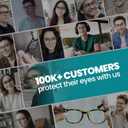 PROSPEK Blue Light Reading Glasses for Men and Women, Computer Reading Glasses 2.50 with Blue Light Protection and Clear Lens, Anti Eyestrain Glasses
