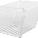 Smart Choice 240364503 Crisper Drawer Bin for Refrigerator Freezer - Clear, Frigidaire Drawer Replacement for 240364502 240364505 240364507 240364508, Fits Select Frigidaire & Kenmore Models