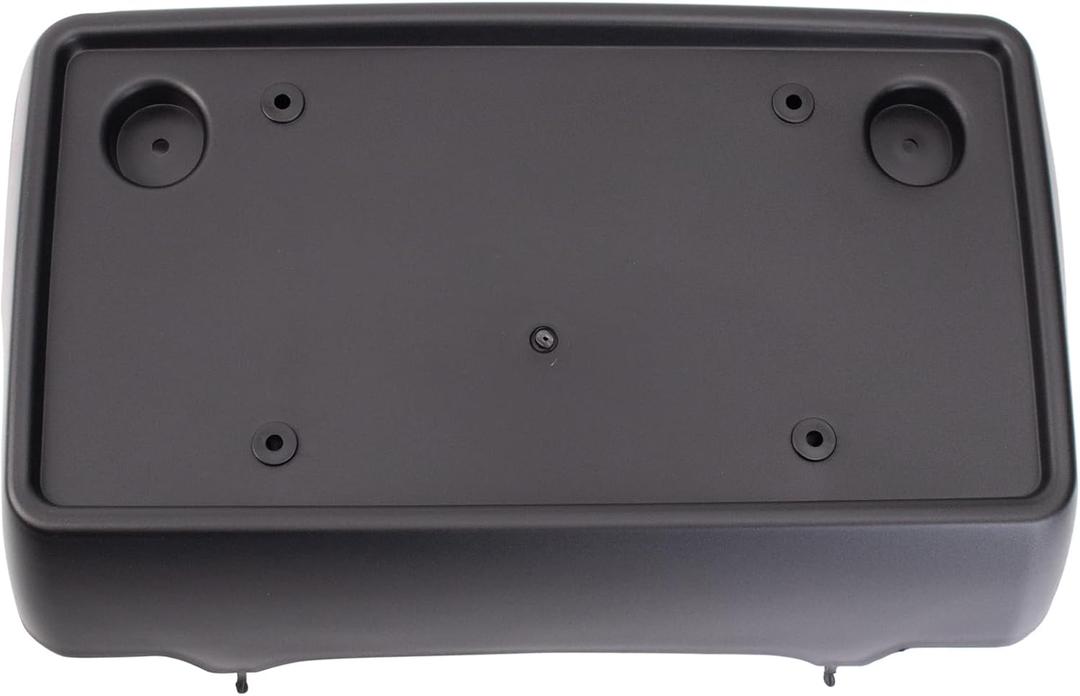TRQ Front License Plate Bracket Black Compatible with 2007-2013 Chevrolet Avalanche 2007-2014 Suburban 1500 Suburban 2500 Tahoe GM1068174