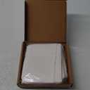 Amazon Basics 400 Thread Count Cotton Pillow Case, Standard, 30" L x 20" W, White - Set of 2, Pillows Not Included