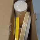 Sustainable Greetings Juvale 72 Pieces of Party Supplies with Paper Plates, Cups, and Napkins for Birthday Decorations (Serves 24) (Yellow) - Yellow Birthday Decorations