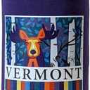 Vermont Souvenir Can Coolers, Set of 4, Insulated Neoprene Beverage Holders, Multi-Color
