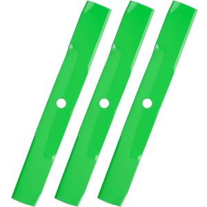 Mower Blade Fit for John Deere M115496 GY20569, LX288 GT245 325 335 345 355D 425 445 455 F725 G100, for Scotts M115496 S2554, for Sabre 2354HV 54 inch Deck Medium Lift 3 Pack