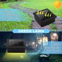 Frienda 4 Pieces Replacement Solar Light Tops Outdoor Hanging Lantern Solar Light Parts Round Waterproof Decorative for Outdoor Hanging Lanterns, Warm(2.8 x 2.8 Inch,Square)