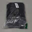 Dokotoo Women's Wrap V Neck Short Flared Sleeve Wedding Guest Dress Smocked Elastic Waist Tiered Belted Ruffle Hem Mini Dress (Medium, Black)