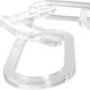 Deco 79 Acrylic Plastic Chain Decorative Sculpture Oval 5 Link Home Decor Statue, Accent Figurine 27" x 0" x 4", Clear