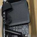 Wheelchair Swing Away footrests,Economy Footrest for Standard Wheelchairs and Transport Chair, Composite Footplates and Heel Loops,Universal Swing-Away Footrests, Same Function as PP-SF.(1 Pr, Black)