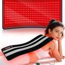 Red Light Therapy Mat 29.3" x 13", 330 LEDs Medical-Grade TPU Red Light Therapy Pad, 660nm&850nm Infrared Light Therapy for Body Pain Relief (Black)