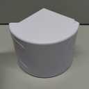 Wall Mounted Waterproof Paper Holder Bathroom Paper Roll Holder (White)