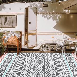 Outdoor Rugs Patio Camping Waterproof - 9x12 Plastic Straw Patio Rug Portable for Campers, Outside RVs Mat, Outdoor Area Carpet for Patios Clearance, Backyard Porch, Balcony, Picnic