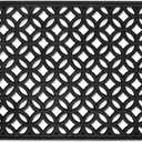 DII Rubber Doormats Collection All Weather, 18x30, Lattice (1'6" x 2'6" (Rectangular))