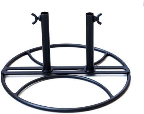 SMQLJXC 2025 Adjustable Width Garden Flag Stand Base Adapter Above Ground