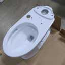 TOTO Drake Elongated Universal Height TORNADO FLUSH Toilet Bowl with CEFIONTECT, WASHLET+ Ready, Cotton White - C776CEFGT40#01